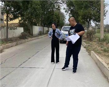 前往康店至趙溝進(jìn)行原始數(shù)據(jù)的采集、測量工作